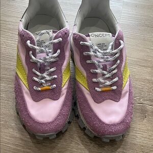 Oncept Osaka lug, Pink and Yellow Sneakers